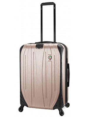 Mia Toro Italy Ferro Hard Side 25" Spinner Luggage CHAMPAGNE One Size