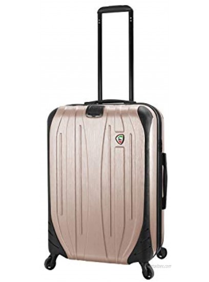 Mia Toro Italy Ferro Hard Side 25 Spinner Luggage CHAMPAGNE One Size