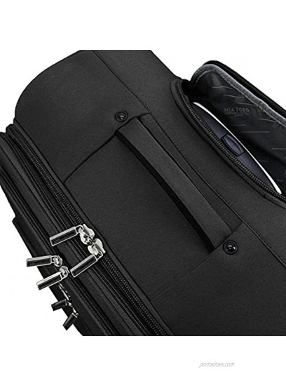 Mia Toro Italy Leggero Softside 28 Inch Spinner Luggage Cinnamon One Size