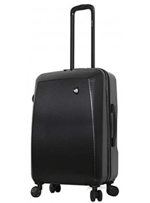 Mia Toro Italy Torino Hard Side 24 Inch Spinner Luggage Black One Size