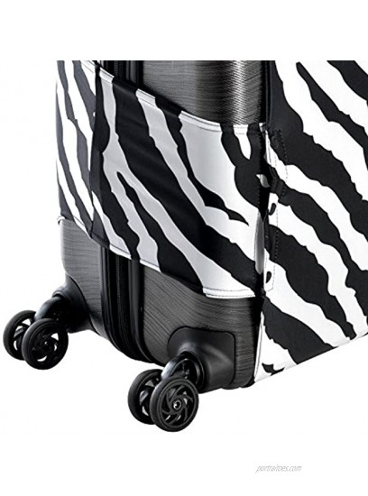Olympia Spandex Luggage Cover Medium Zebra One Size