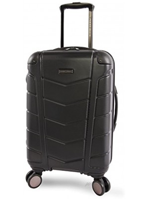 Perry Ellis Tanner 21" Hardside Carry-on Spinner Luggage Black One Size