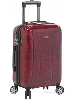 Planet Traveler USA Smart Tech Case Hardside 28" Spinner Red One Size