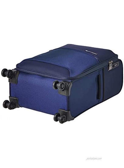 Samsonite 72H DLX Spinner Unisex Small Blue Polyamide Luggage Bag TSA Approved DC6041001
