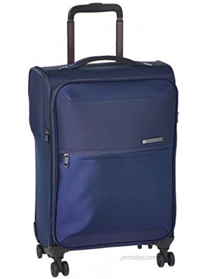 Samsonite 72H DLX Spinner Unisex Small Blue Polyamide Luggage Bag TSA Approved DC6041001