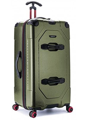 Traveler's Choice Maxporter II 30 Hardside Spinner Trunk Luggage Dark Green