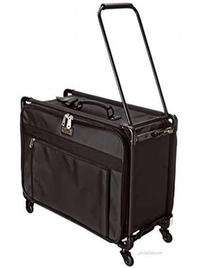 TUTTO 24 Inch Small Pullman With Garment Bag Black One Size