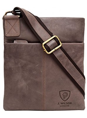 100% Pure Genuine Real Vintage Crunch Leather Handmade Mens Leather Everyday Crossover Shoulder Work iPad Messenger Bag Distressed Brown Tan