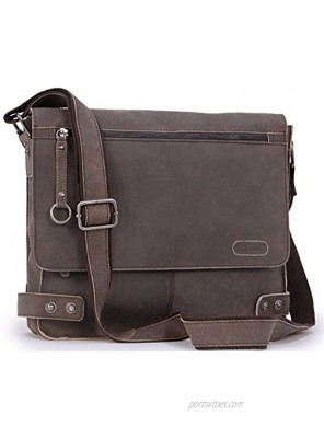 ASHWOOD Messenger Bag Cross Body Shoulder Work Bag Genuine Leather Harris Camden 8354 Brown