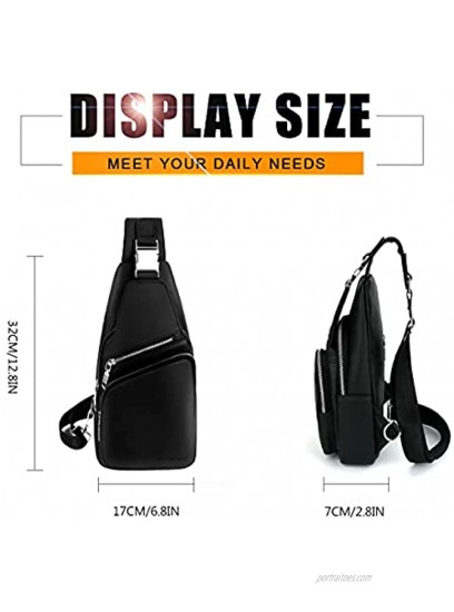 Leathario Crossbody Bag Men Genuine Leather Sling Bag Chest Shoulder Bag Vintage Multipurpose Anti Theft Business Casual Outdoor Travel
