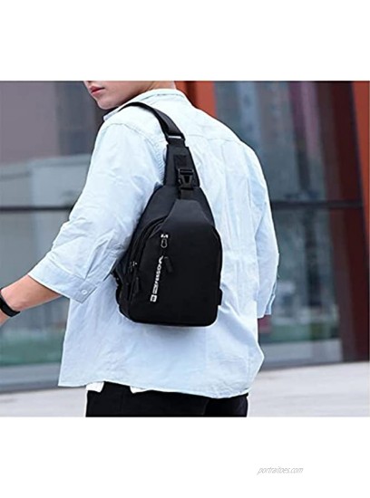 Sling Bag Chest Shoulder Bags for Men Crossbody Bags for Boys Travel Outdoors Anti Theft Backpack