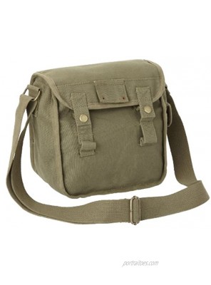Small Cotton Canvas Side Bag Olive