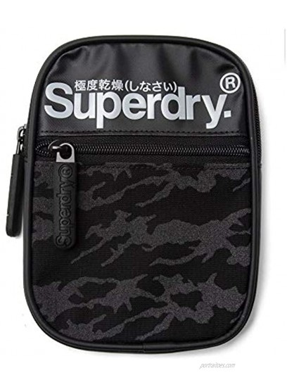 Superdry Mens Neo Tarp Cross Body Bag Cross Body Bag Black