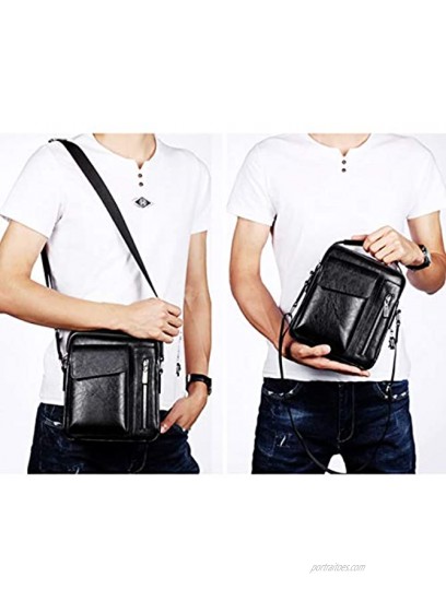 Vohoney Men's shoulder bag small crossbody bag handbag messenger bag wrist bag shoulder bag