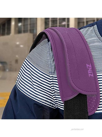 ZINZ Ultra Thick & Breathable Universal Shoulder Pad Cushion for Bag Long & Comfort Purple