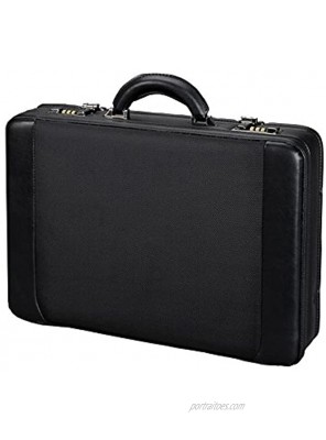 Alassio 45039 MODICA attache case briefcase with expandable fold nylon imitation leather black