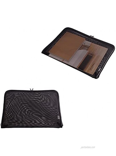 BASHSZ Briefcase,Men's And Women's Tablet Briefcase,Magazines Notes Stationery black