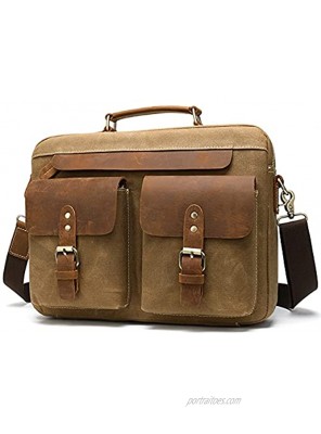 GDYJP Handbag Briefcase Business Affairs Computer Male Package genuine leather laptop messenger office bags Vintage Satchel Work Bags Lightweight Color : C Size : 36 * 27 * 8cm