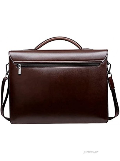GDYJP Men Password Lock Briefcase Leather Laptop Business Bag Diagonal ​Package Shoulder Messenger Landbags Lightweight Waterproof Work Bags For Travel Color : A Size : 38 * 29 * 8cm