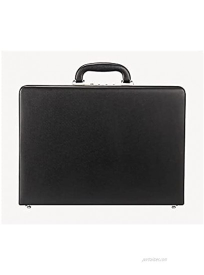 GDYJP Mens Laptop Briefcase Business Password Case Retro Leather Water-Repellent Handbag Multifuntional Lightweight Work Bag Color : B Size : 44X32X9.5cm+3