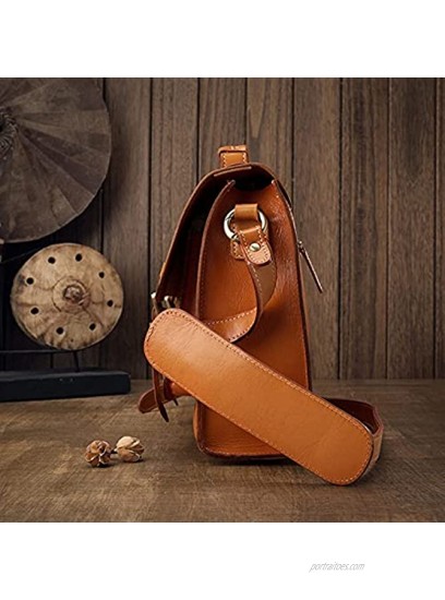 GDYJP Vintage Genuine Leather Men's Briefcase Casual Handbag Work Shoulder Messenger Bag Multifuntional Lightweight Business Bag For Travel Business School Color : A Size : 34 * 26 * 8cm