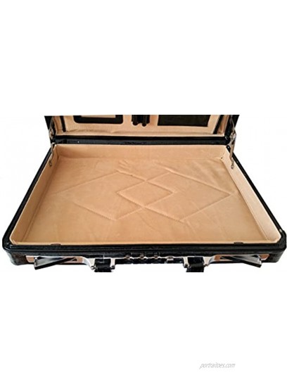 Genuine Leather Croc Finish Unisex Slimline Executive Attache Case Briefcase