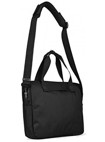 Pacsafe Unisex-Adult Intasafe Anti-theft 15-inch Laptop Slim Brief Black Briefcase