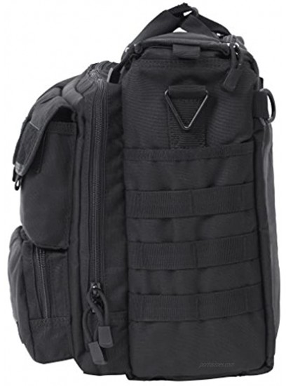 Seibertron Pro- Multifunction Mens Military Tactical Outdoor Shoulder Messenger Laptop Bag Handbags Briefcase Satchel Crossbody Sling Case Large Enough For 17.3 17.3-Inch 2 Years Warranty Black