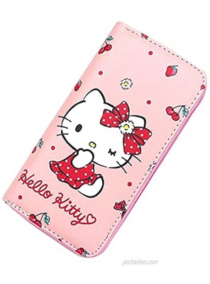 Kerr's Choice Pink Kitty Purse Kitty Cat Wallet Cute Wallet for Girls Women
