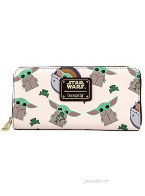 Loungefly Star Wars Baby Yoda The Mandalorian All Over Print Wallet