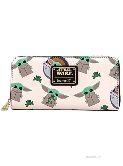 Loungefly Star Wars Baby Yoda The Mandalorian All Over Print Wallet