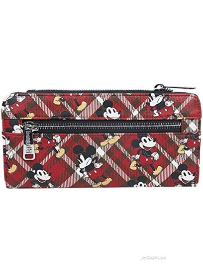 Loungefly x Mickey Mouse Plaid Wallet
