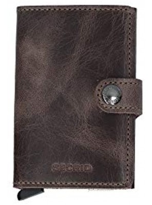 Secrid Mini Wallet Genuine Leather RFID Safe Card Case for max 12 Cards