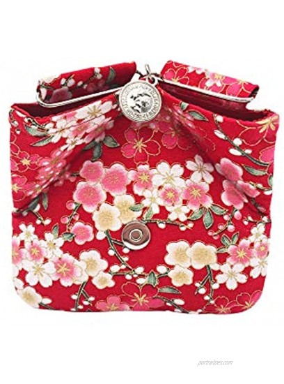 BARbee Magnetic Button Triangle Coin Purse Change Pouch Bag Card Holder