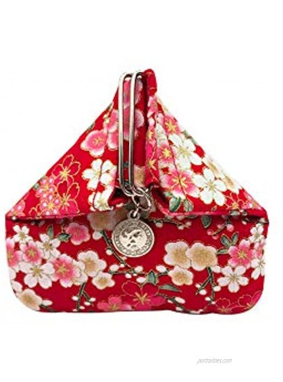 BARbee Magnetic Button Triangle Coin Purse Change Pouch Bag Card Holder