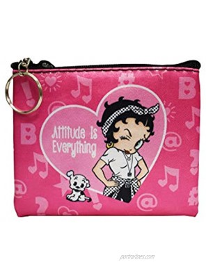Betty Boop Key Chain Coin Purse Attitude Is Everything