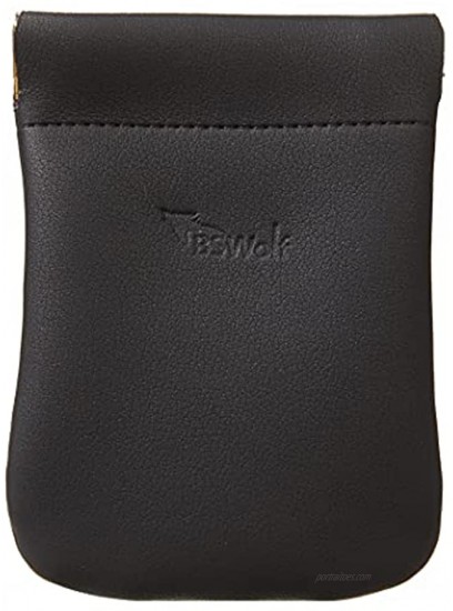 BSWolf Squeeze Coin Purse Pouch Change Purse Slim Front Pocket Minmalist Wallet For Men & Women