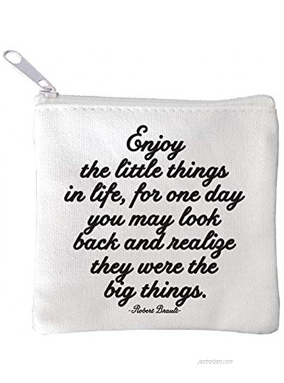Quotable Cards Mini Pouch Enjoy Little Things