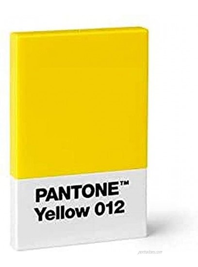 Copenhagen Design Pantone Credit & Business Card Holder Plastic Card case 95x60x11 mm Yellow 012 C one Size