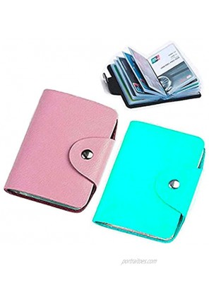 Mini Credit Card Holder for Women Transparent Plastic Credit Card Holder Protector Sleeve Unisex （2 pack）