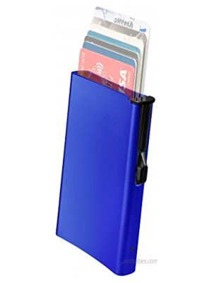 TRIPNTECH Credit Card Holder 6 Slots Embossed Cards Storage Minimalist Wallet for Men and Women RFID Blocking Technology