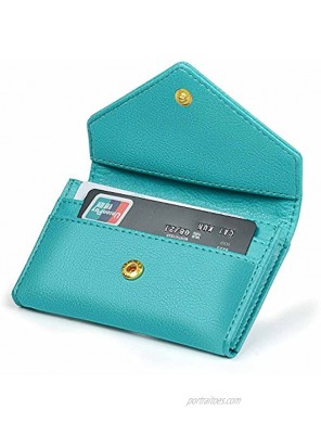 Women's Card Case Wallet Credit Card Holder Name Card Case Front Pocket Wallet for Ladies
