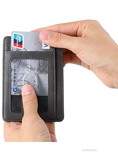 BLGoods RFID Security Mini Card Holder Slim Wallet Anti-wear Card Packag
