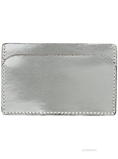 Circa Leathergoods Circa Women's Metallic Card Case