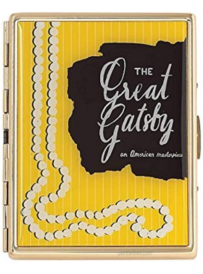 Kate Spade New York A Way With Words Great Gatsby I.D. and Credit Card Holder Gold-Plated Metal
