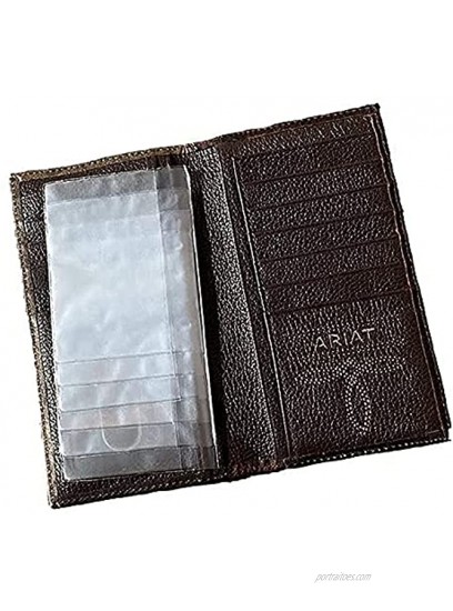 Ariat Men's Rodeo Wallet Checkbook Cover A3544502