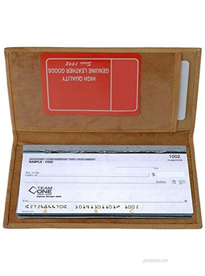 Basic Leather Checkbook Cover