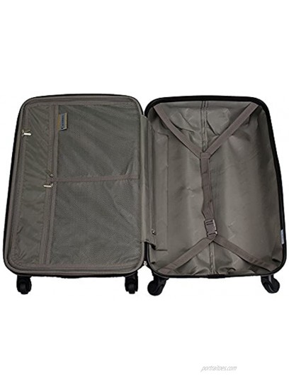Chariot Doggies 3-Piece Hardside Lightweight Upright Spinner Luggage Set One Size