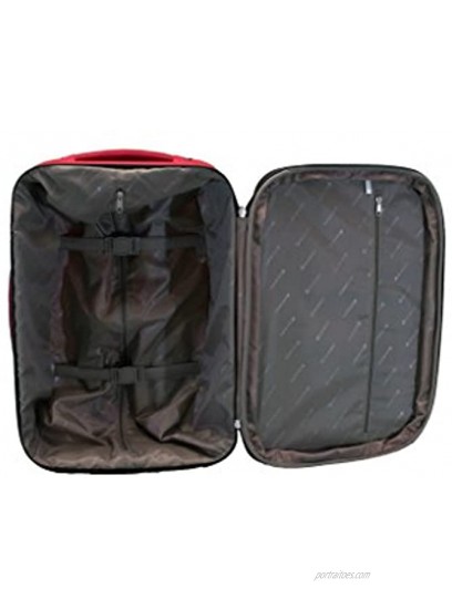Dumont 4-piece Expandable Lightweight Rolling Luggage Set-Red One Size