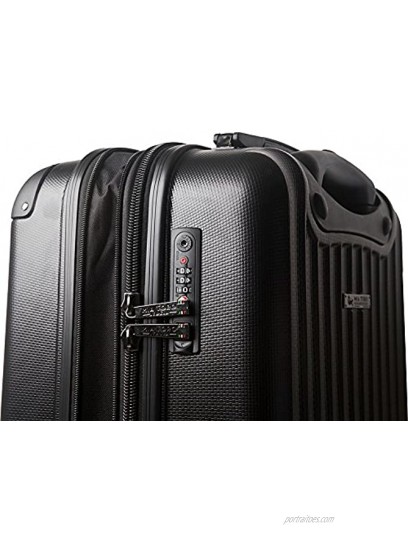 Mia Toro Italy Rotolo Hardside Spinner Luggage 3pc Set White One Size